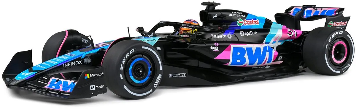 Formule 1 Alpine F1 Team A524 #31 Miami GP 2024 Solido