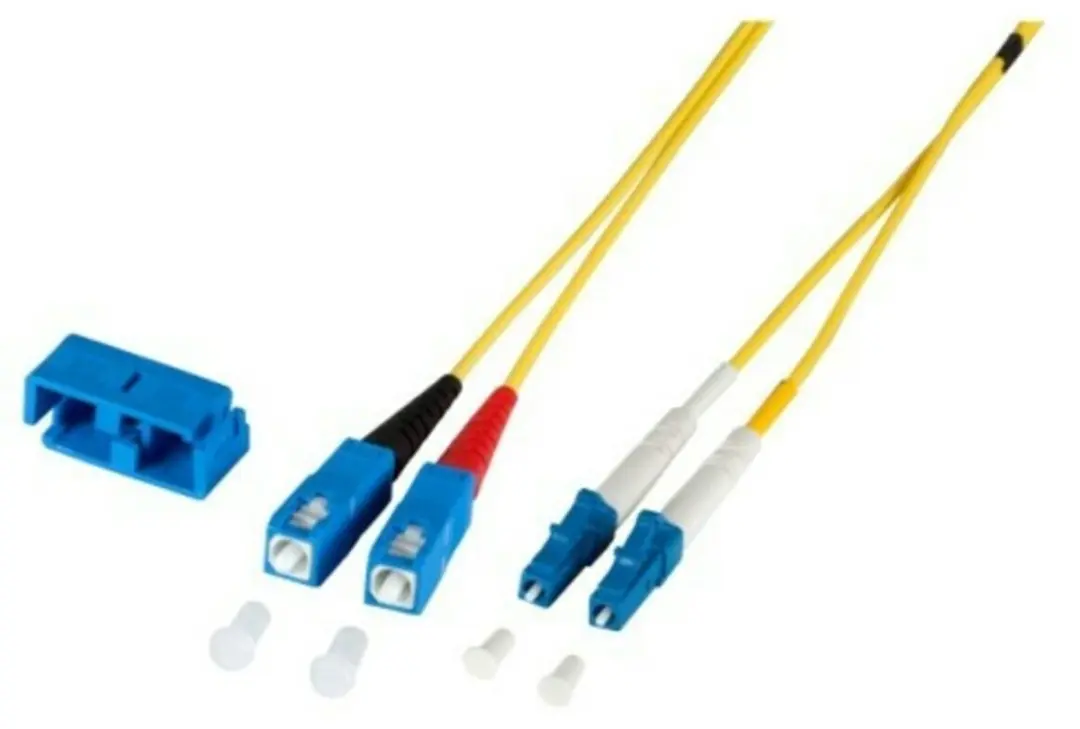 Danicom OS2 duplex glasvezel kabel LC-SC 2m