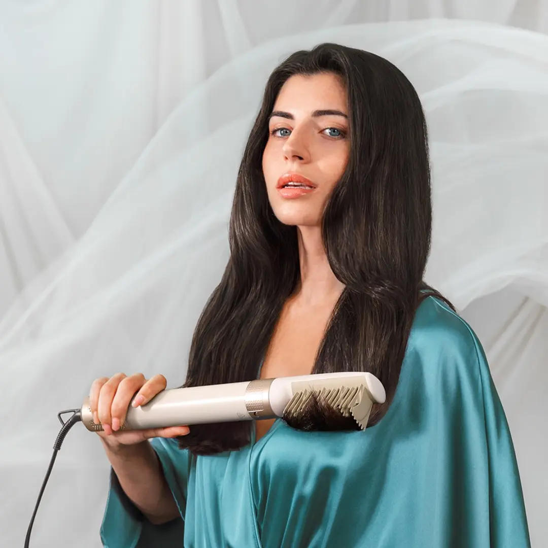 Cecotec Bamba CeramicCare AirGlam Föhnborstel - Champagne - afbeelding 4 van 6