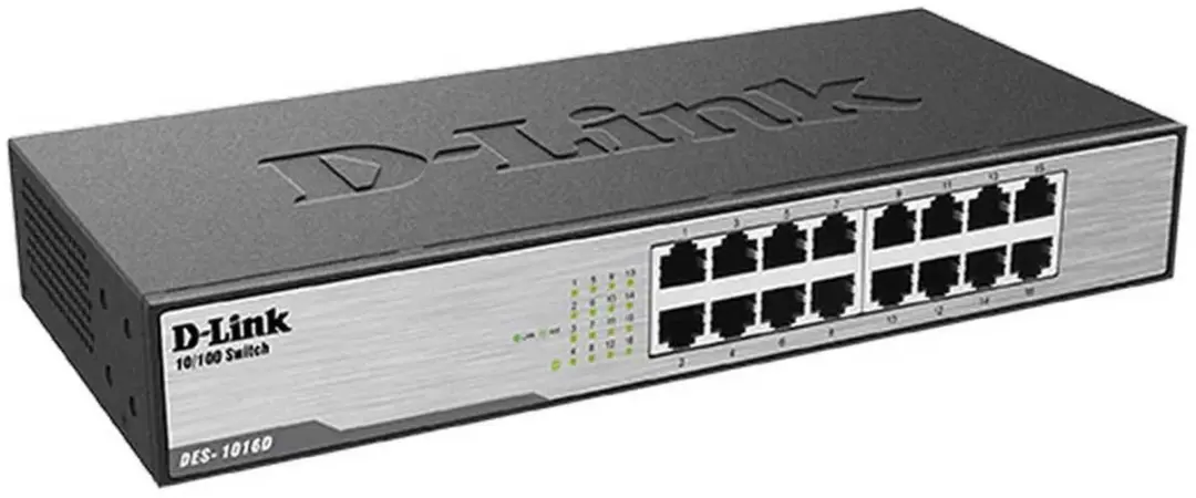 D-Link DES-1016D Netwerkswitch - 16 Poorten - Zwart - afbeelding 4 van 6