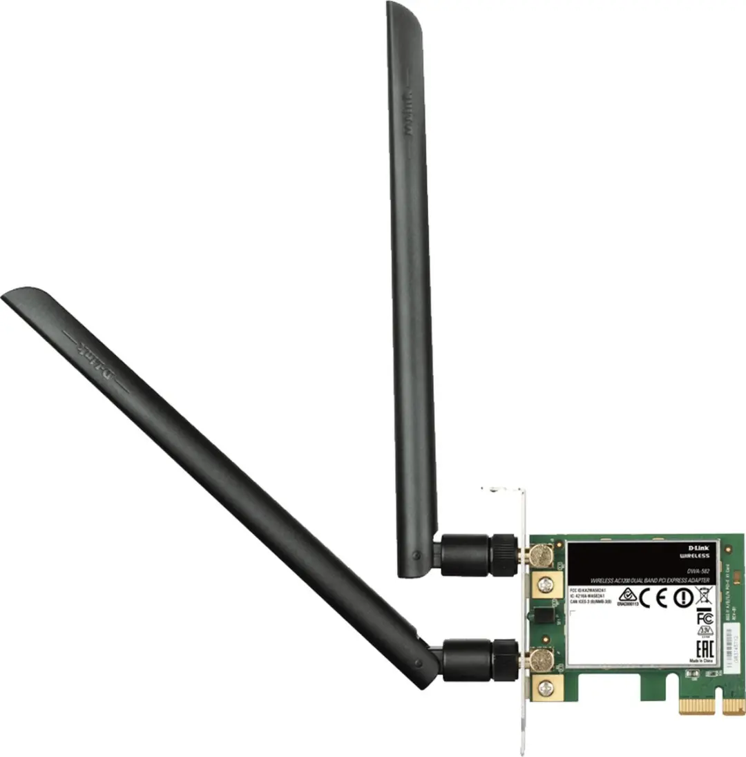 D-Link DWA-582 WLAN Netwerkadapter PCIe - Zwart - afbeelding 4 van 5