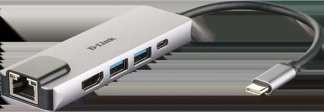 D-Link DUB-M520 USB-C Docking Station - Grijs/Zwart - afbeelding 6 van 6