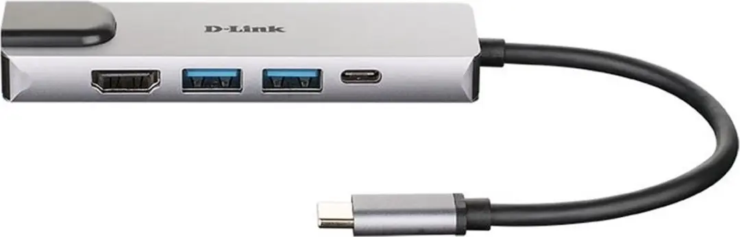 D-Link DUB-M520 USB-C Docking Station - Grijs/Zwart - afbeelding 5 van 6