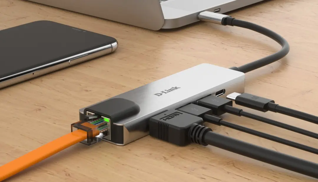 D-Link DUB-M520 USB-C Docking Station - Grijs/Zwart - afbeelding 3 van 6