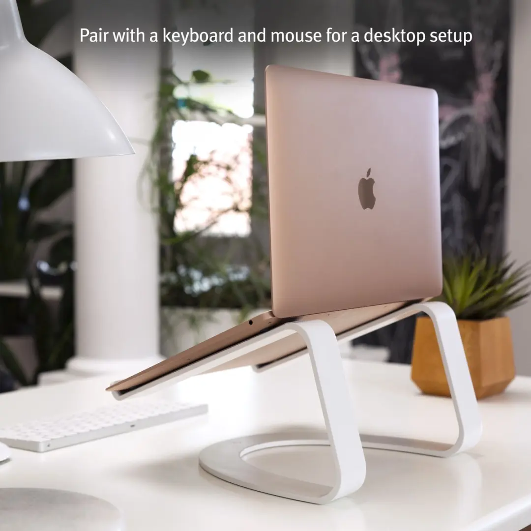Twelve South Curve Laptopstandaard 12-1915 - Wit - afbeelding 6 van 6