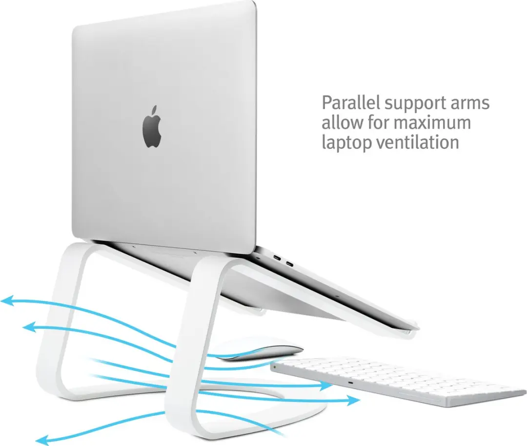 Twelve South Curve Laptopstandaard 12-1915 - Wit - afbeelding 4 van 6