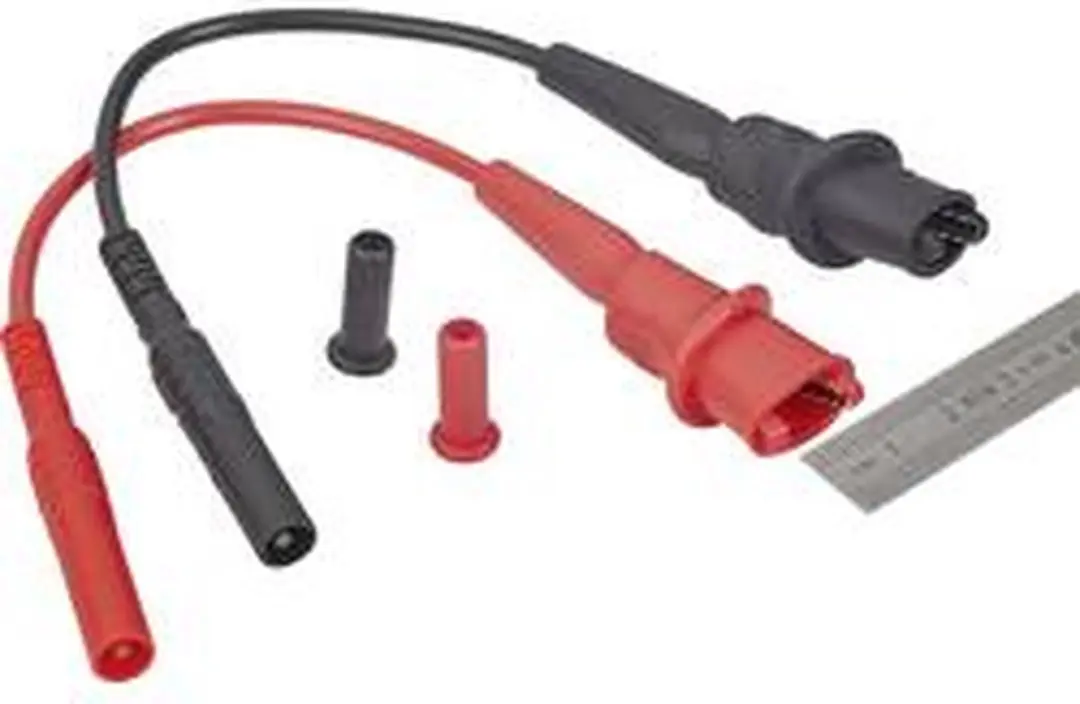 Voltcraft MS-10-BK Veiligheidsmeetsnoerenset - Zwart/Rood - afbeelding 3 van 5