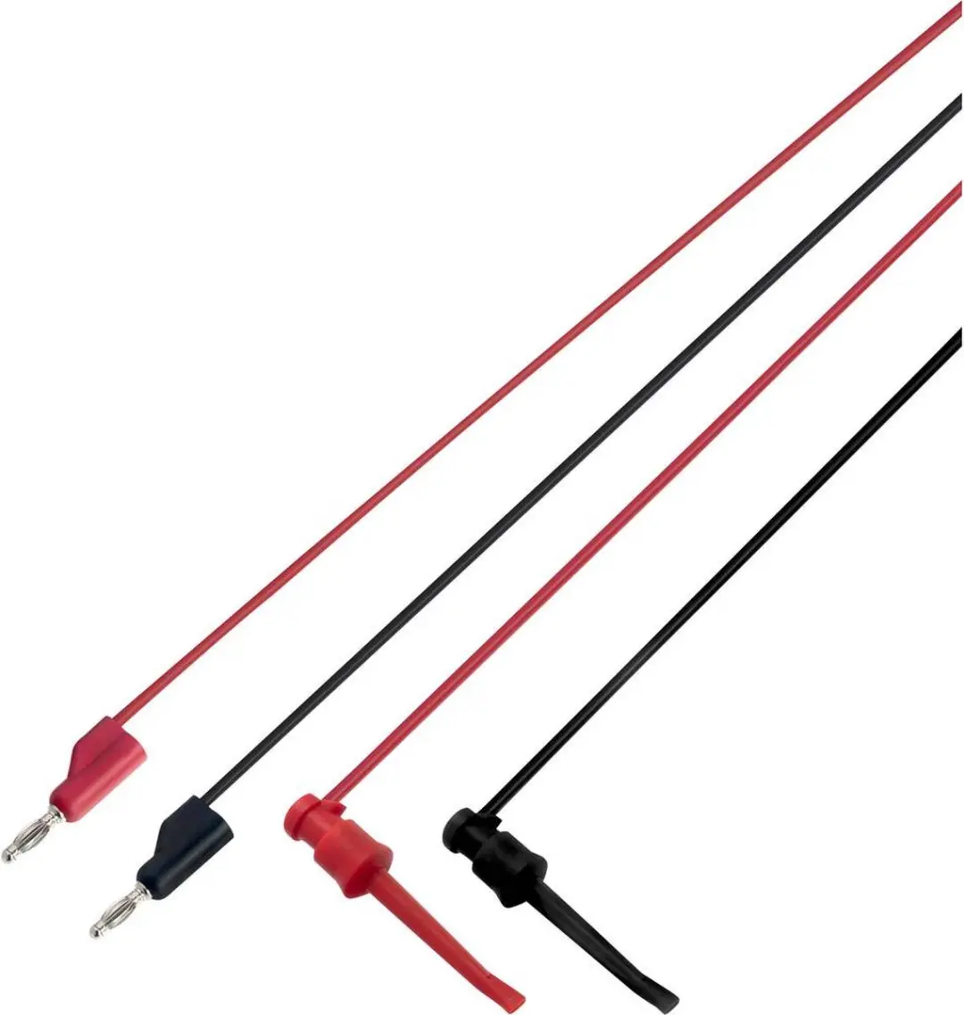 Voltcraft MSL-102 Meetsnoer 4mm-stekker 1.00m - Zwart/Rood - afbeelding 4 van 6