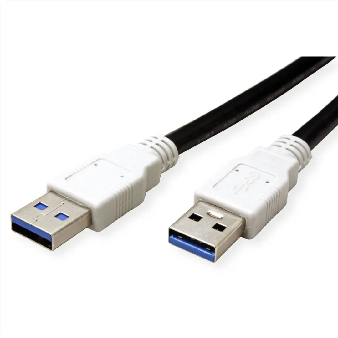 Bachmann 918.176 USB 3.2 Kabel A/A 1m - Zwart - afbeelding 2 van 5