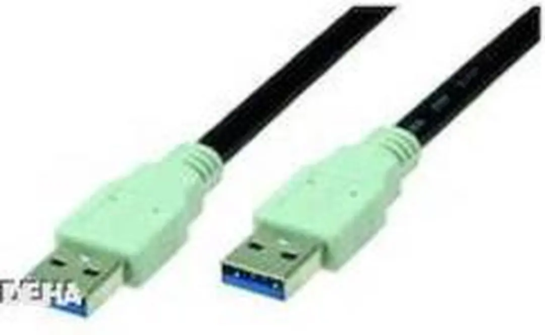 Bachmann 918.176 USB 3.2 Kabel A/A 1m - Zwart - afbeelding 5 van 5
