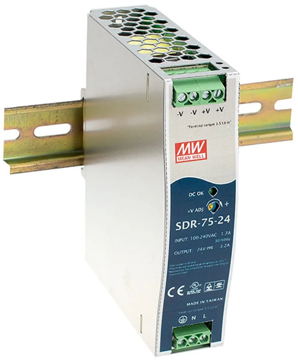 Mean Well SDR-75-48 DIN-rail voeding 48V 1.6A