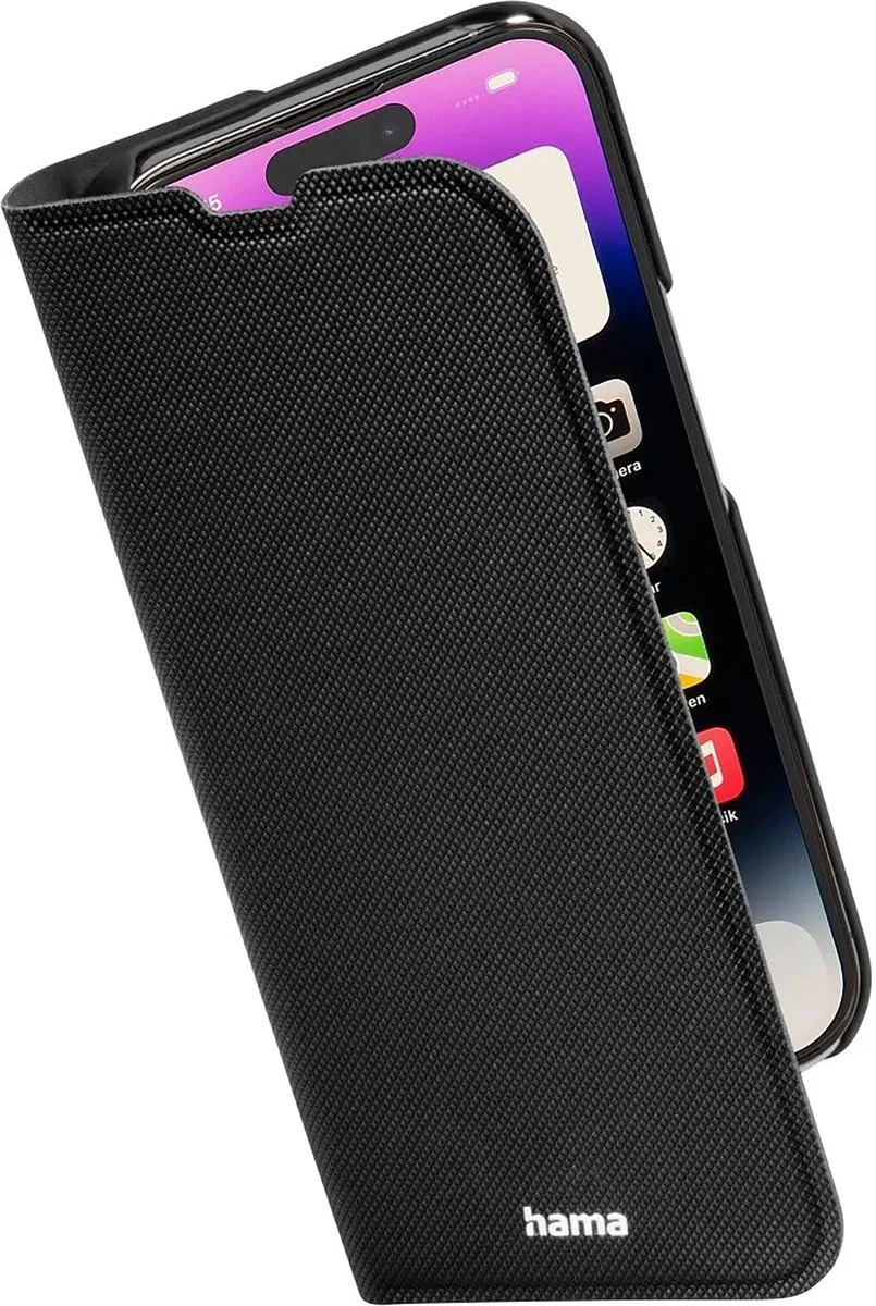 Hama Booklet Slim Pro Hoesje iPhone 14 Pro Max - Magnetisch - Zwart - afbeelding 4 van 6