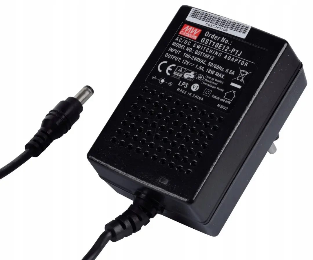 Mean Well GST18E12-P1J Stekkernetvoeding
