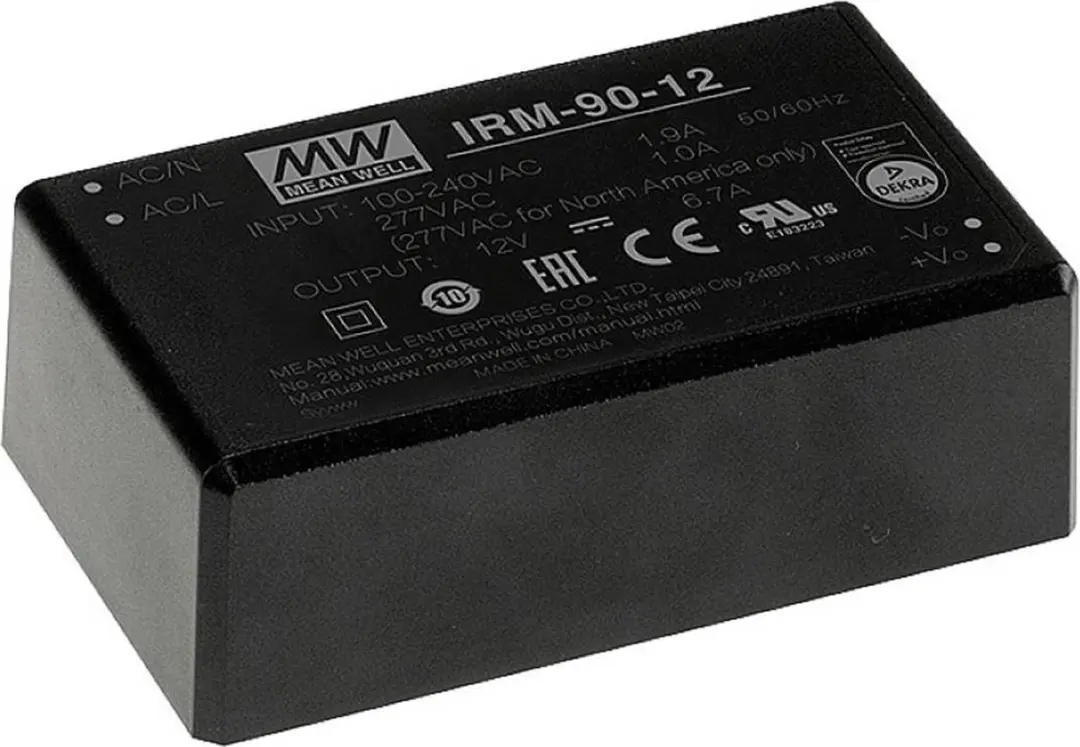 Mean Well IRM-90-12ST AC/DC Netvoedingsmodule 12V 6.7A - afbeelding 2 van 2
