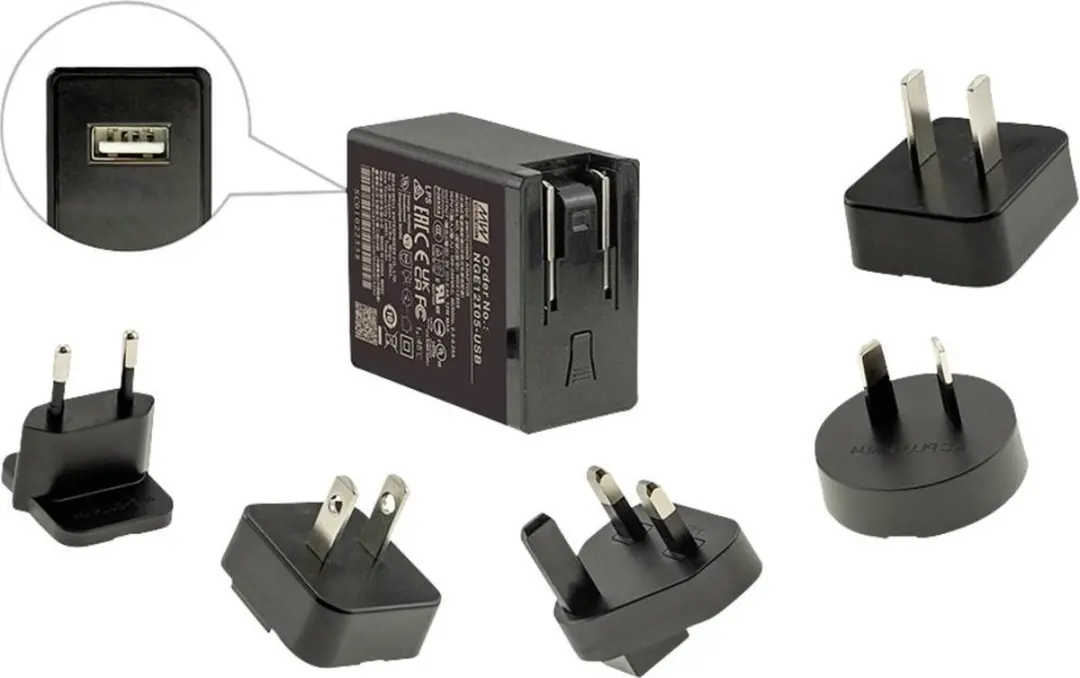 Mean Well NGE12I05-USB Stekkernetvoeding 5V 12W