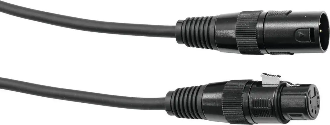 Eurolite 30227862 DMX Verbindingskabel 5-Pol 3m - Zwart - afbeelding 2 van 2