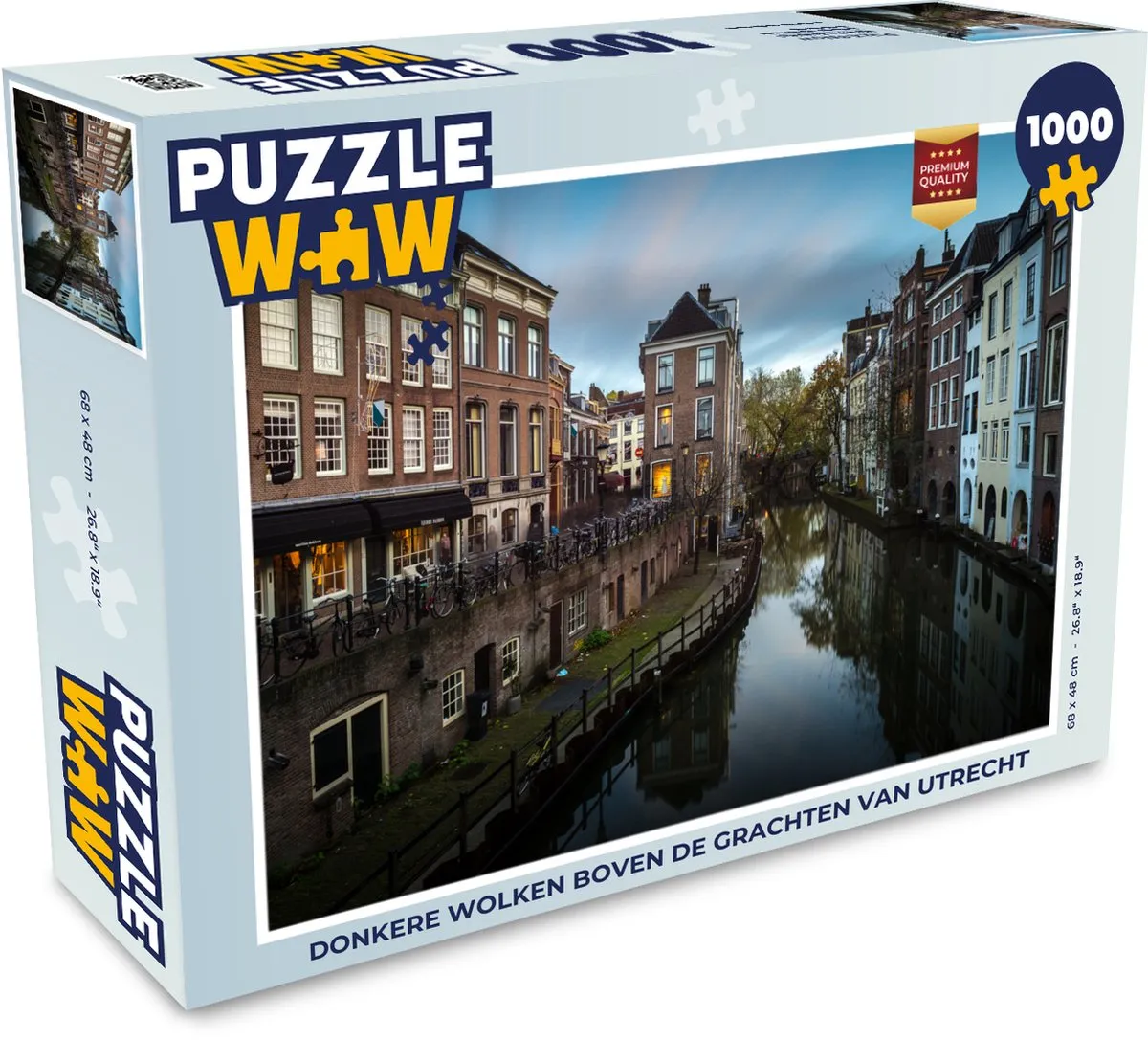 PuzzleWow Wolken Water Utrecht Legpuzzel 1000 Stuks