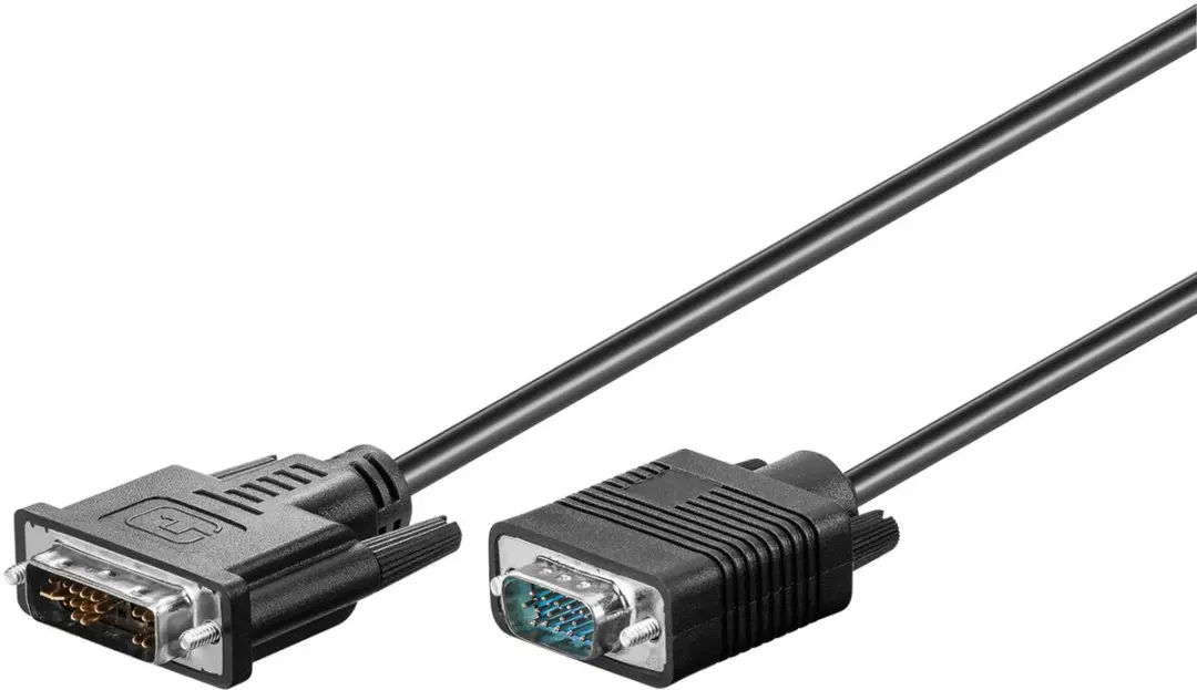 DVI-A naar VGA kabel / zwart