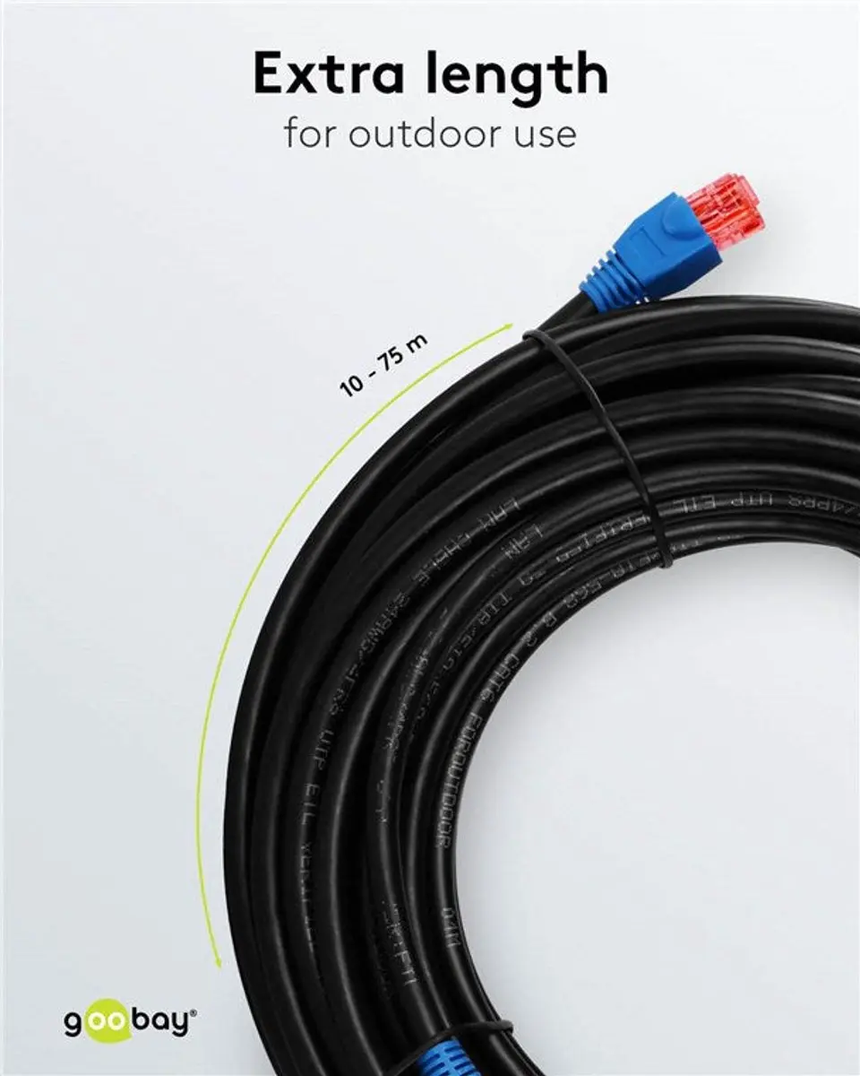 DANICOM CAT6 UTP 20 meter buitenkabel - 100% koper - afbeelding 5 van 6