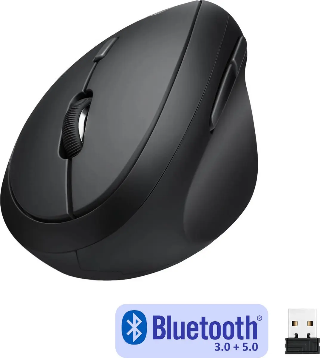 Perixx Perimice-619 Draadloze ergonomische verticale muis