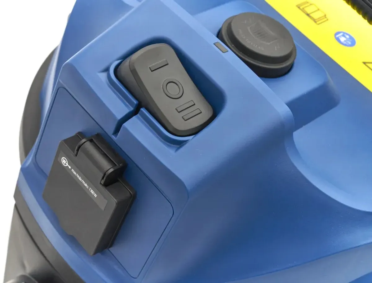 HBM Bouwstofzuiger Nat/Droog 1300 Watt 30 liter M-klasse