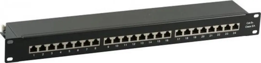 EFB Elektronik 37666SW.1M Patchpaneel 24 Poorts