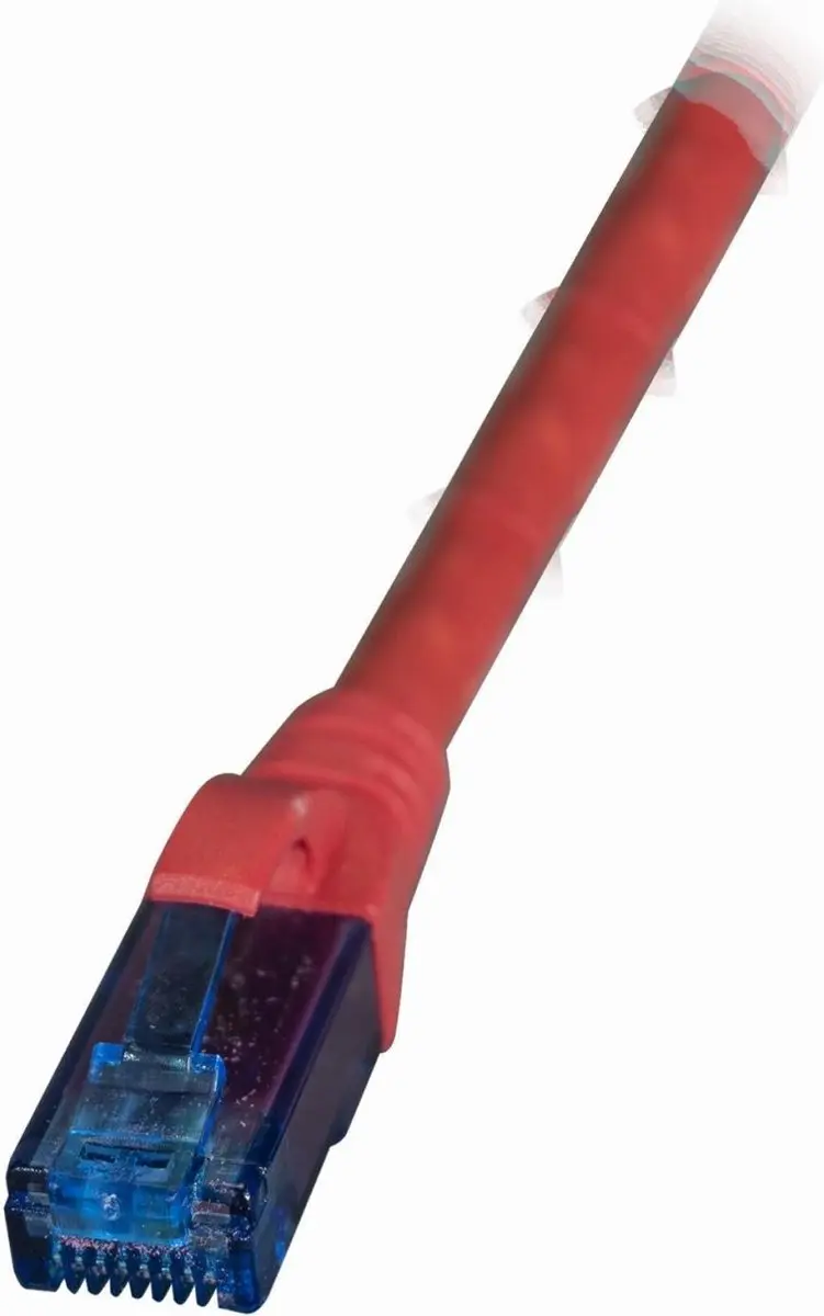 CAT6a UTP kabel 7.5 meter Rood