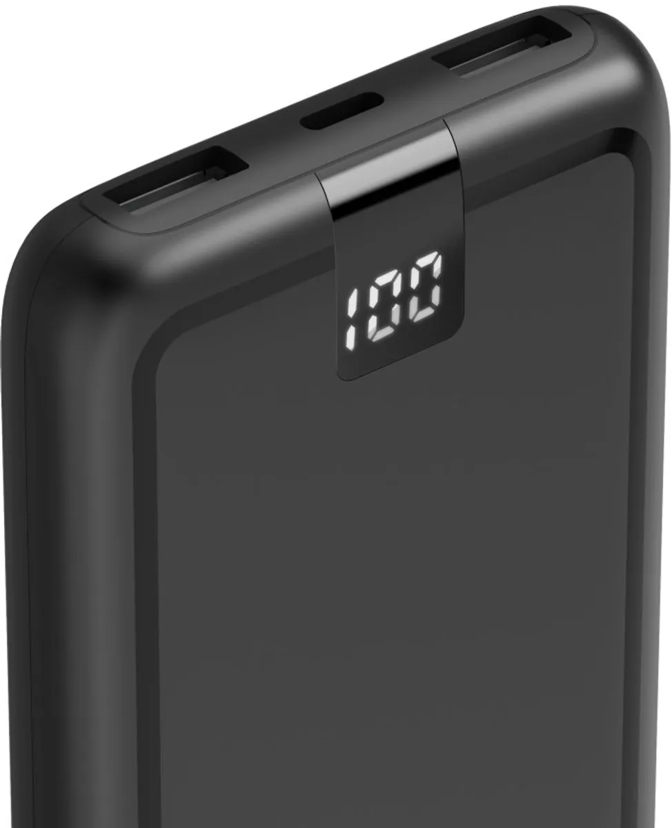 Hama Powerbank Performance 00201709 - 10000mAh - 18W - Antraciet
