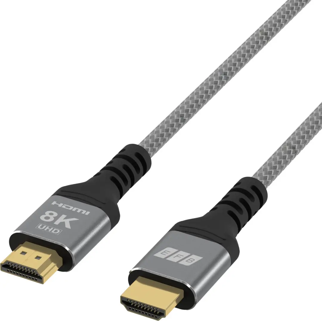 EFB Elektronik HDMI-21-00003 HDMI Kabel 2m - Zwart/Grijs - afbeelding 4 van 4