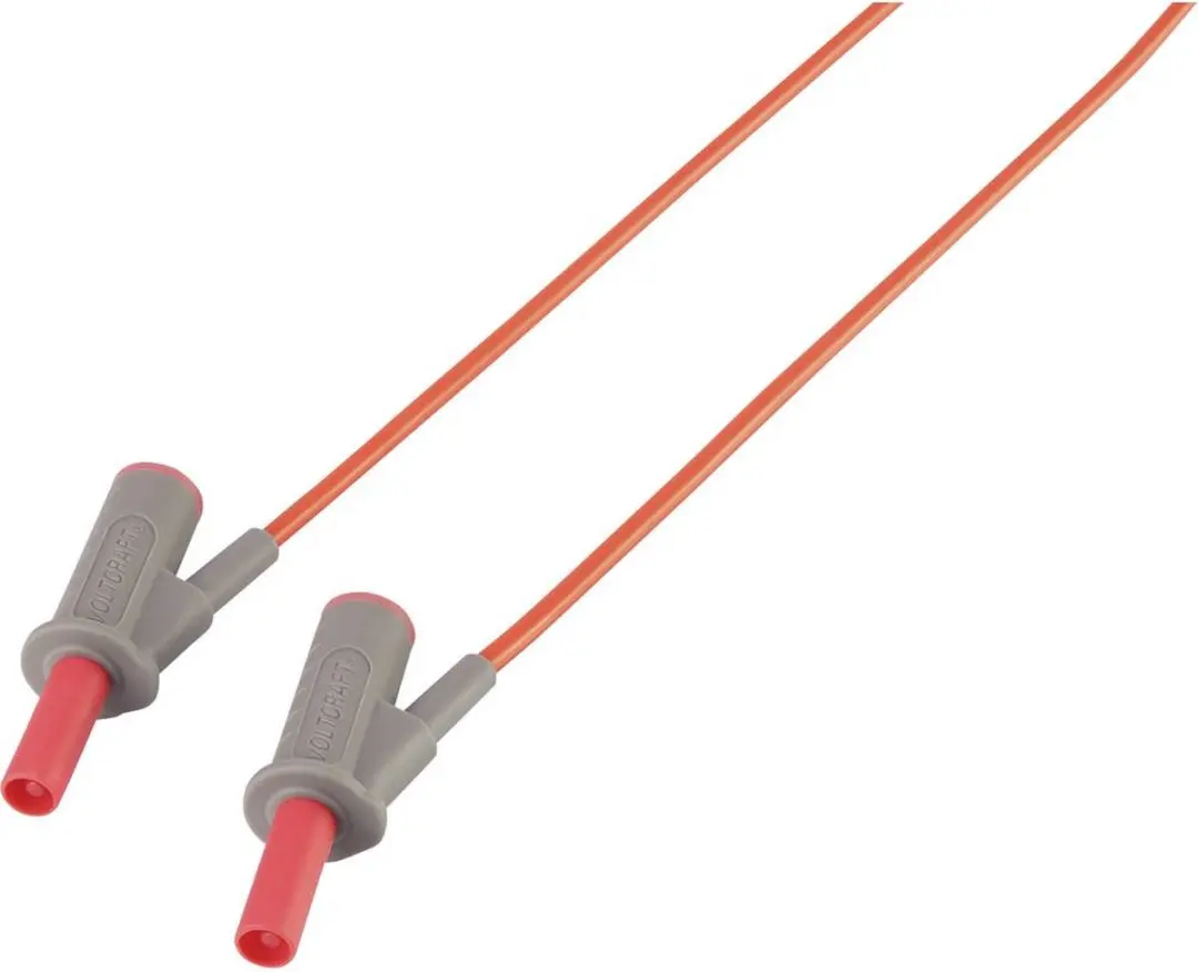 Voltcraft MSB-501 Veiligheidsmeetsnoer - 0.50 m - Rood - afbeelding 3 van 5