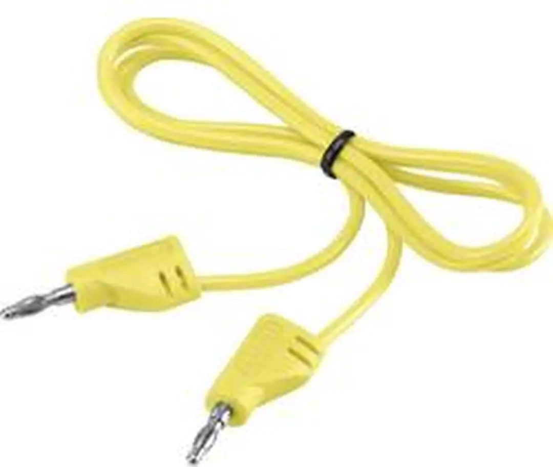 Voltcraft MSB-200 Meetsnoer Banaanstekker 2 mm - 0.60 m - Geel - afbeelding 4 van 5