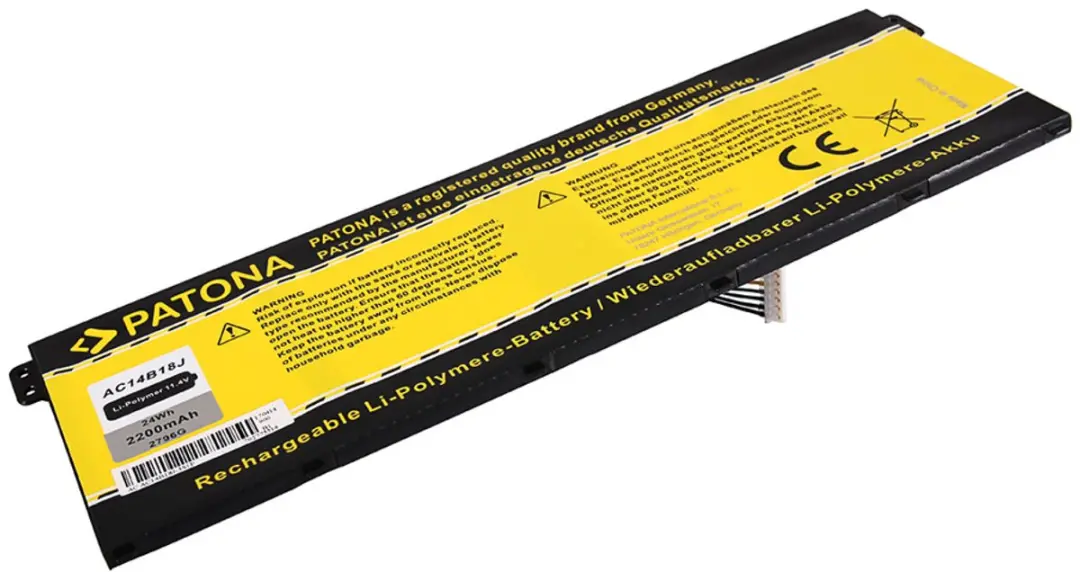 Patona 2796 Notebook Batterij - 3 Cellen, 2200mAh - afbeelding 2 van 5