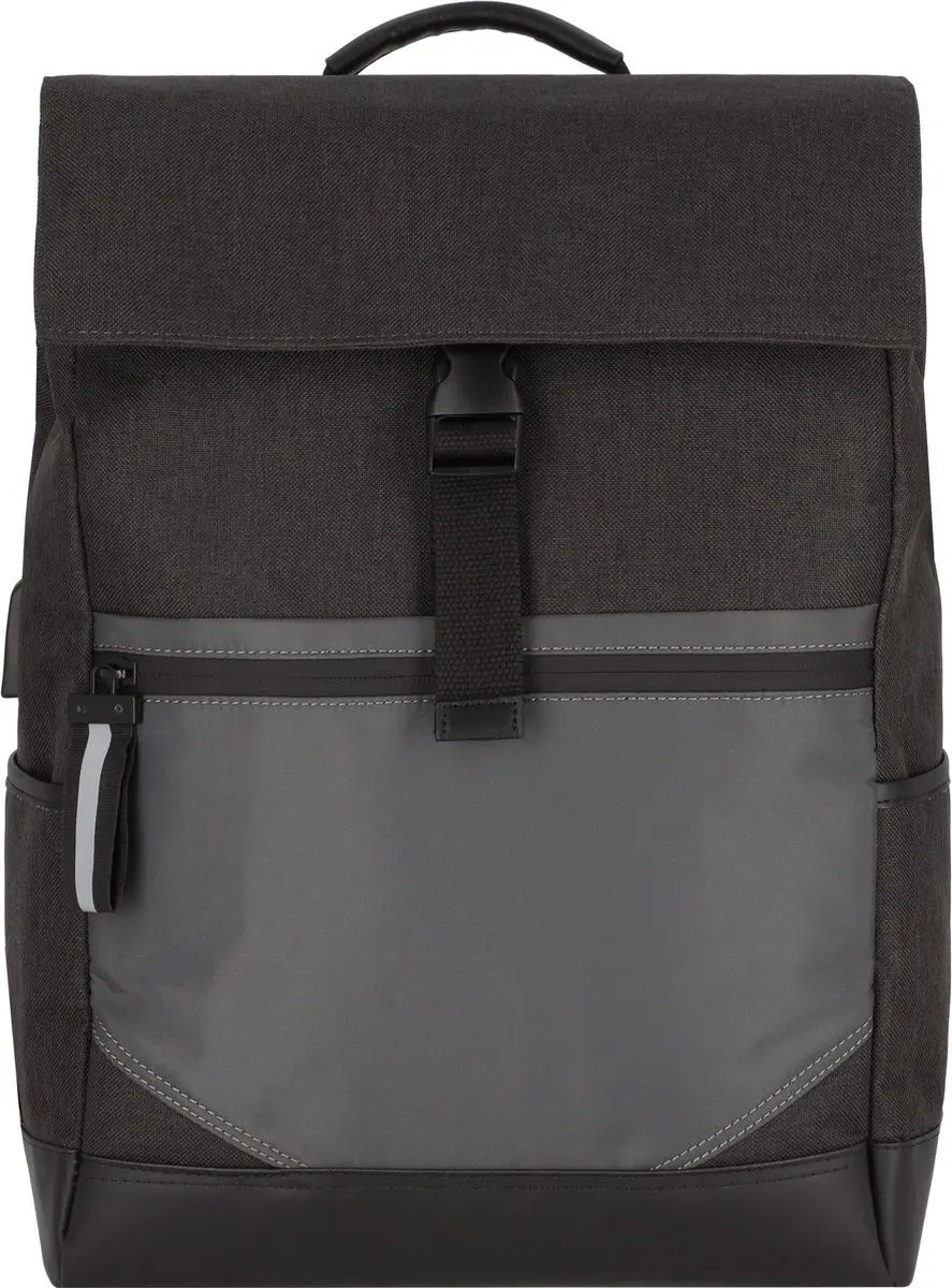 PICARD Laptop rugzak Rugzak met laptopvak Speed Backpack Black Donkergrijs