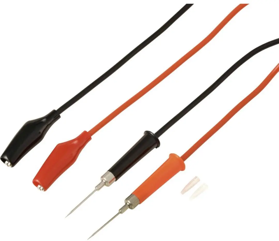 Voltcraft MSL-310 Meetsnoer Stiftcontact Krokodilklem 1m