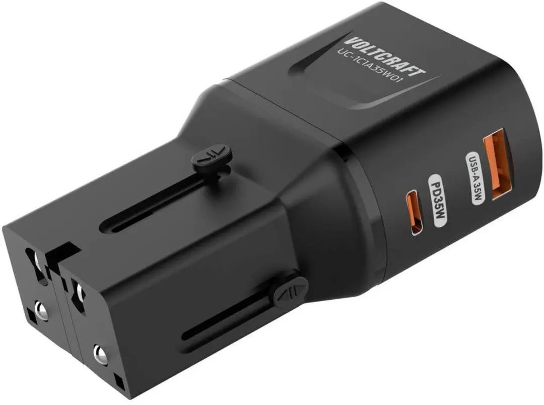 Voltcraft UC-1C1A35W01 Reislader 18W - Zwart - afbeelding 5 van 5