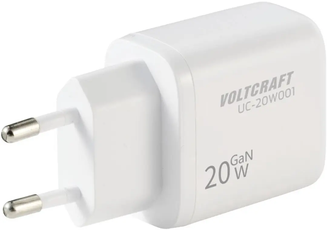 Voltcraft UC-20W001 USB-oplader 20W USB-C - Wit - afbeelding 3 van 4