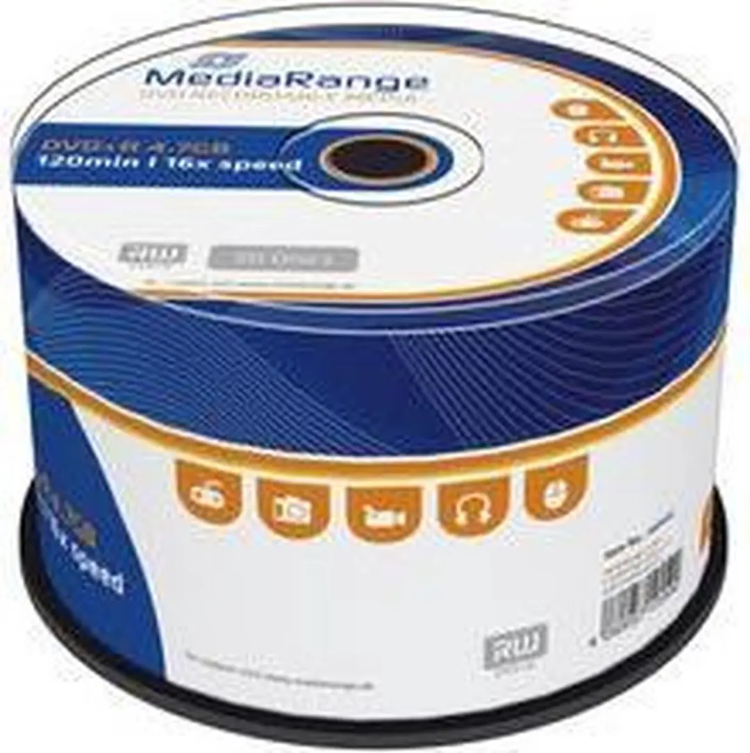 MediaRange DVD+R 4.7GB - 16x - 50 stuks - afbeelding 3 van 3