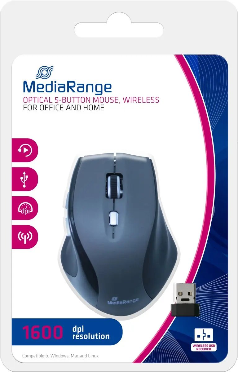 MediaRange MROS203 Draadloze Muis