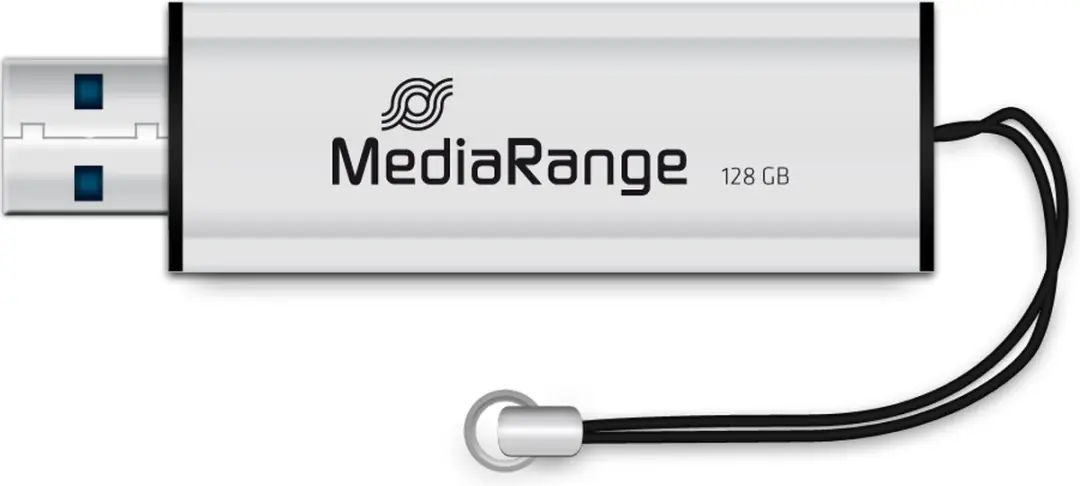 MediaRange MR918 USB-stick 128GB - Zilver - afbeelding 5 van 6