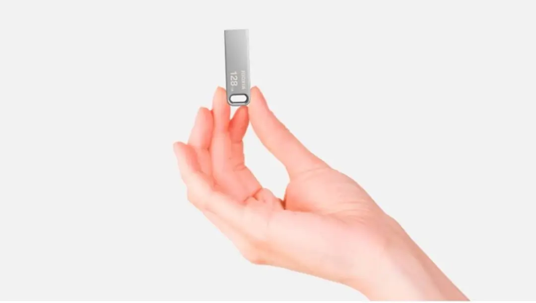Kioxia TransMemory U366 LU366S128GG4 USB-stick 128GB - Zilver - afbeelding 6 van 6