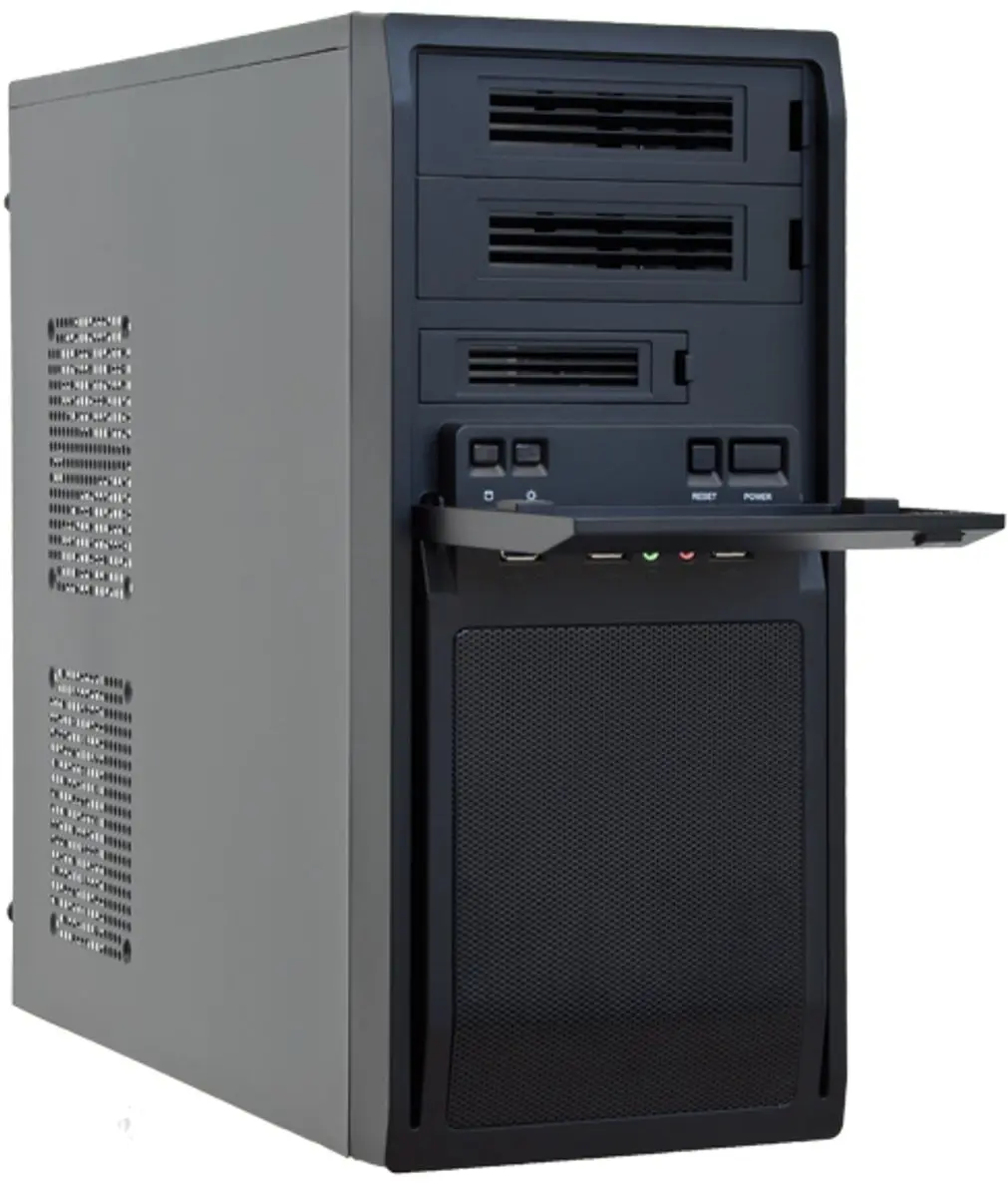 Chieftec Libra LG-01B-OP Midi Tower Behuizing - Zwart - afbeelding 5 van 6