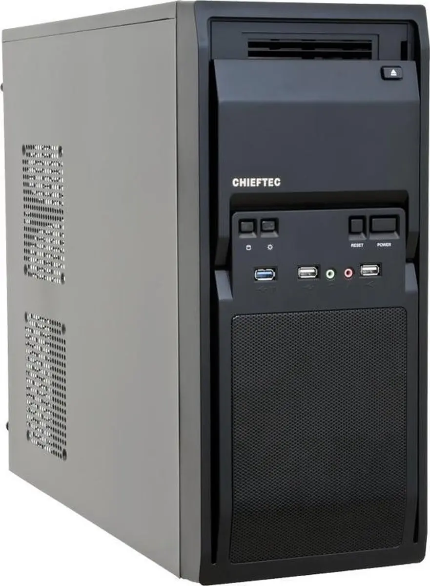 Chieftec Libra LG-01B-OP Midi Tower Behuizing - Zwart - afbeelding 4 van 6