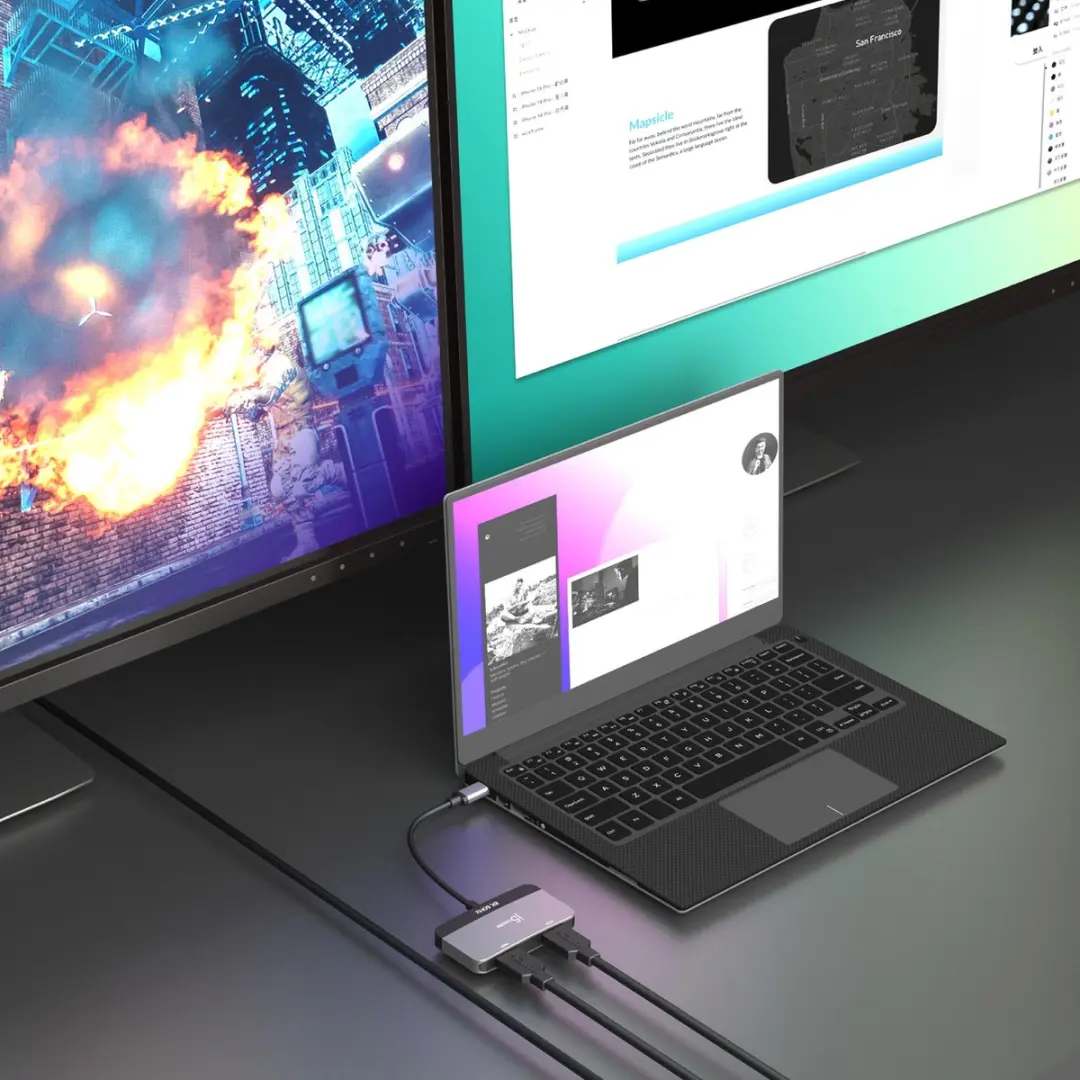 j5create JCA465-N 8K USB-C naar Dual HDMI Adapter - afbeelding 4 van 6