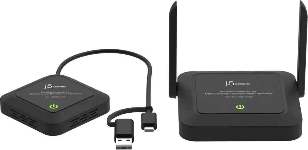 j5create JVW120-N Draadloze USB-extender - Zwart - afbeelding 5 van 6