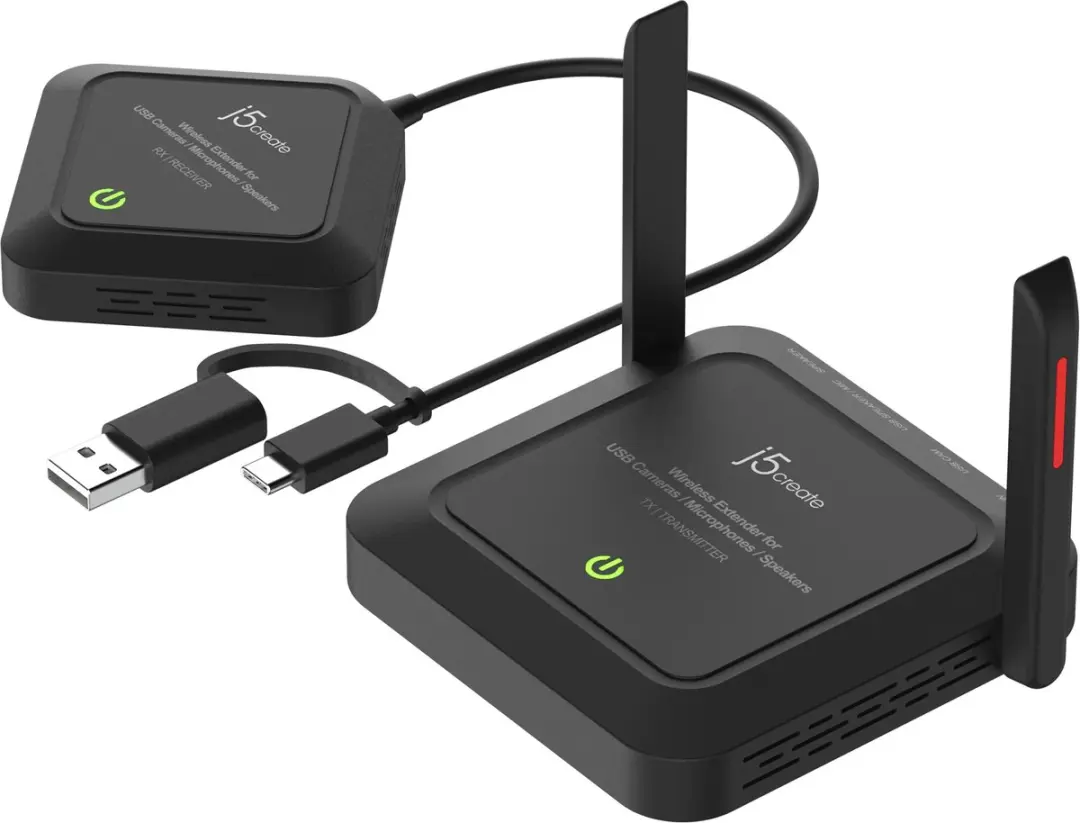 j5create JVW120-N Draadloze USB-extender