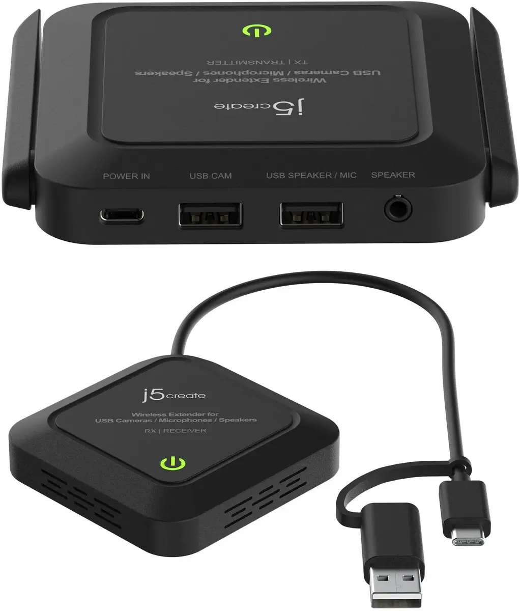 j5create JVW120-N Draadloze USB-extender - Zwart - afbeelding 4 van 6