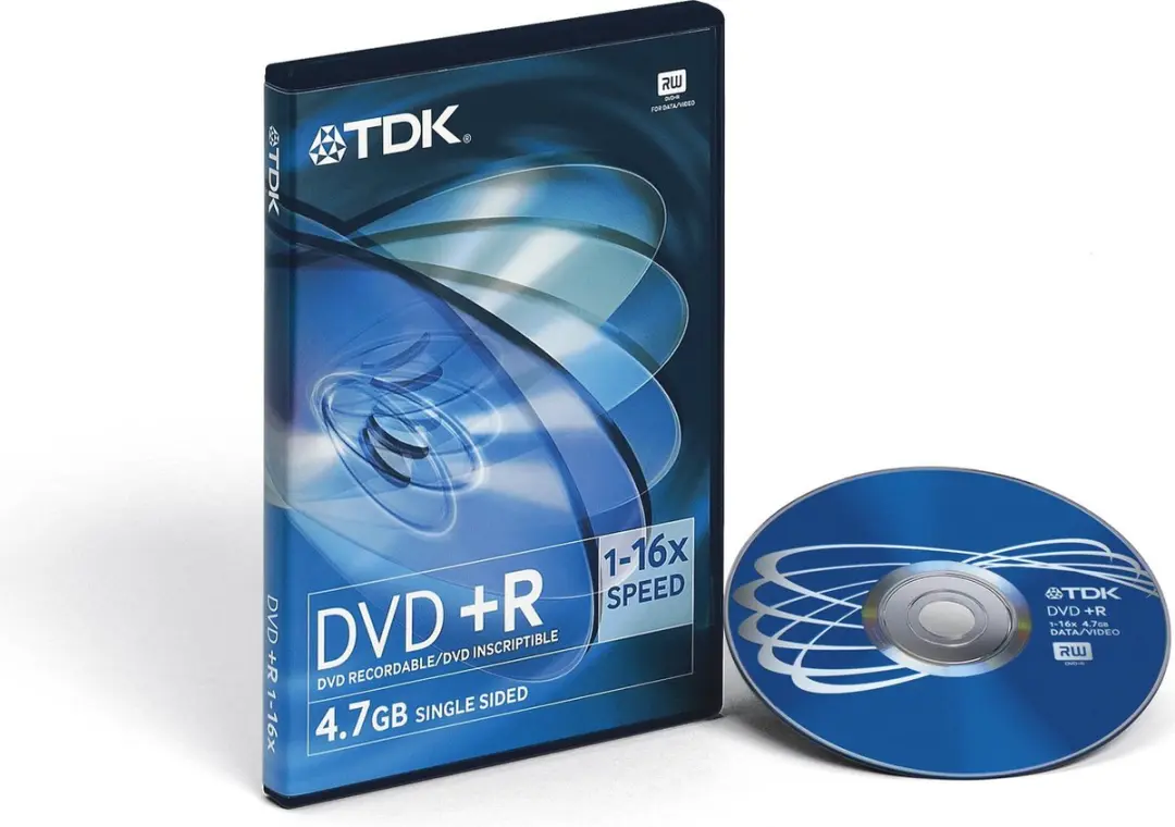 TDK DVD+R 4,7GB SINGLE SIDED 1-16x Speed