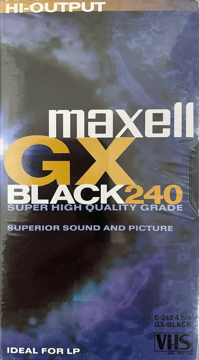 Maxell VHS Videoband GX Black E-240
