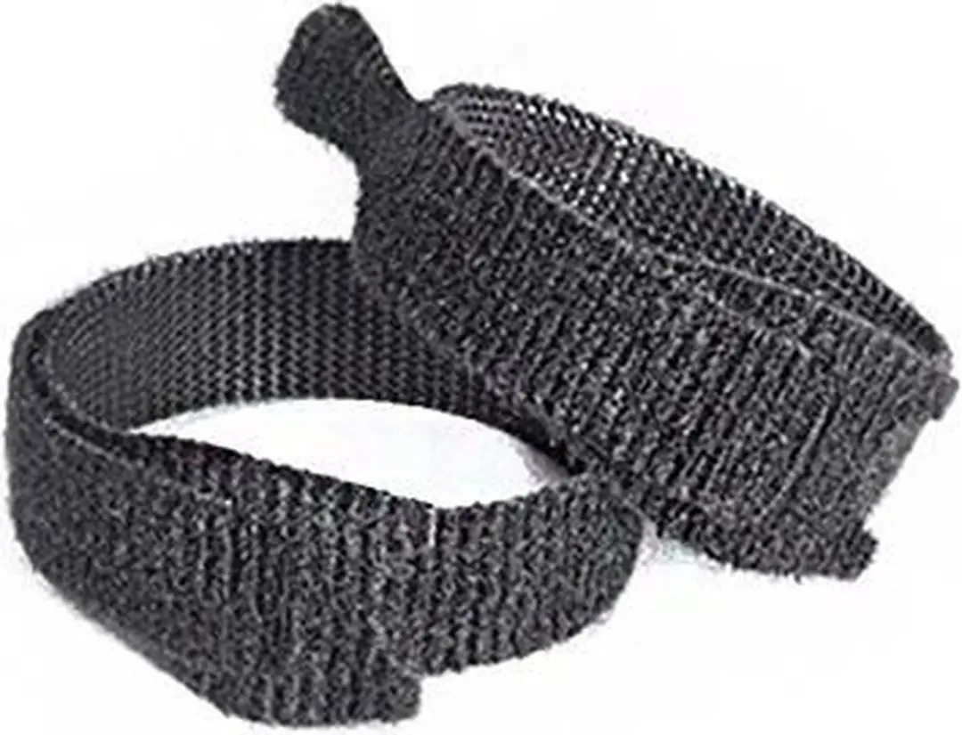 Velcro Klittenband Kabelbinder 20cm Zwart - 15 Stuks - afbeelding 3 van 6