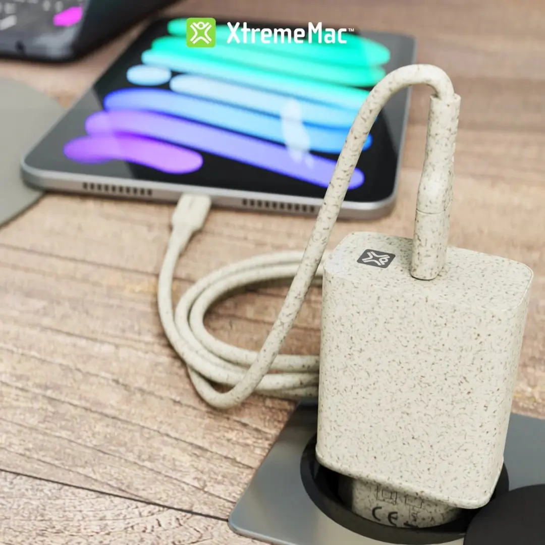 XtremeMac Eco USB-C naar USB-C Kabel 1m - Wit - afbeelding 4 van 6